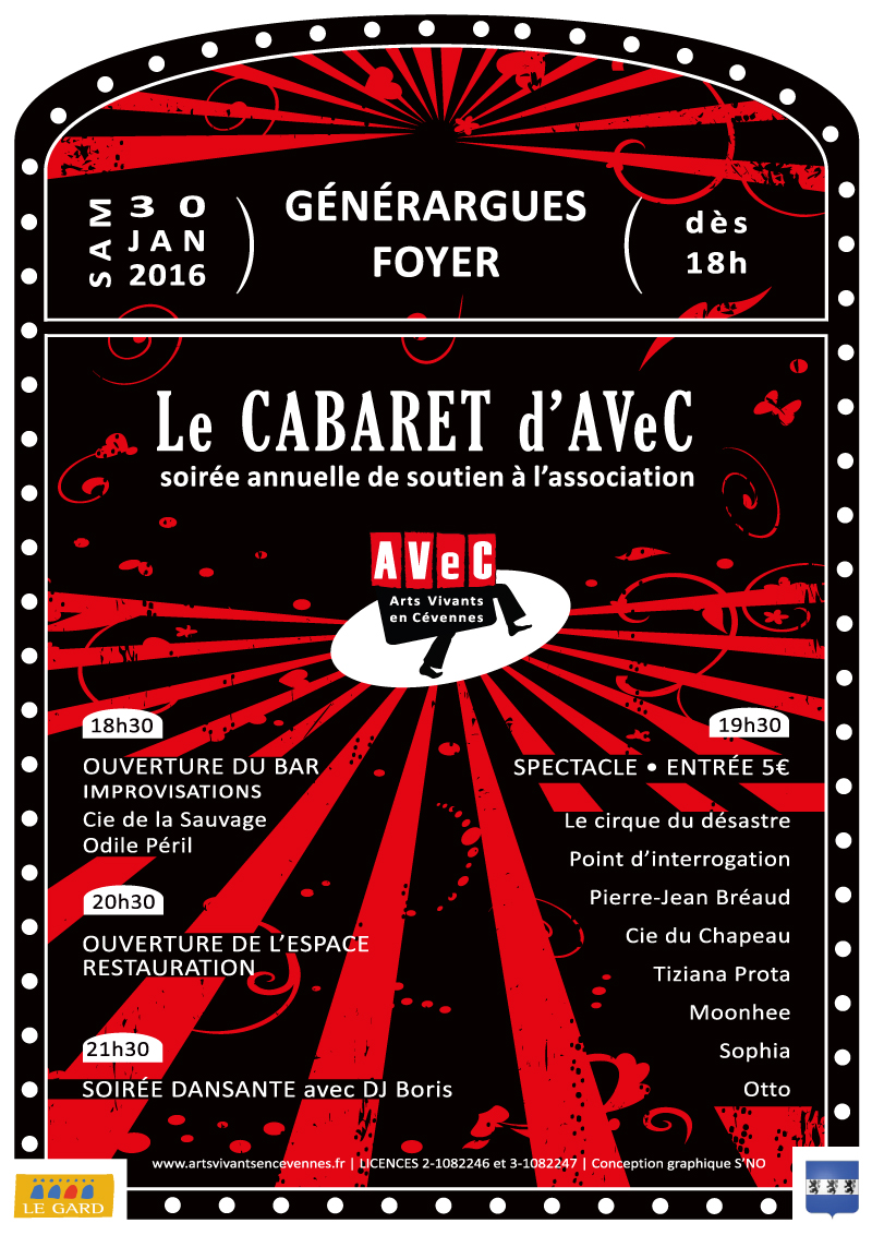 ▶︎ 30.01.16 dès 18h ▶︎ Le Cabaret d’AVeC